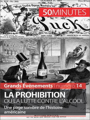 cover image of La Prohibition ou la lutte contre l'alcool